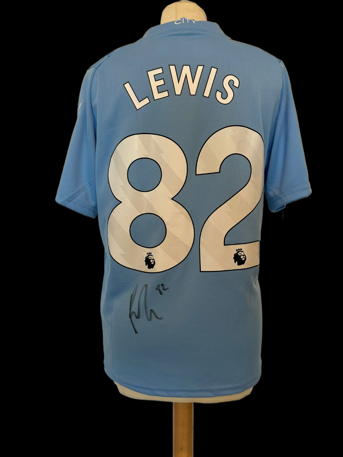 Rico Lewis Signed Shirt