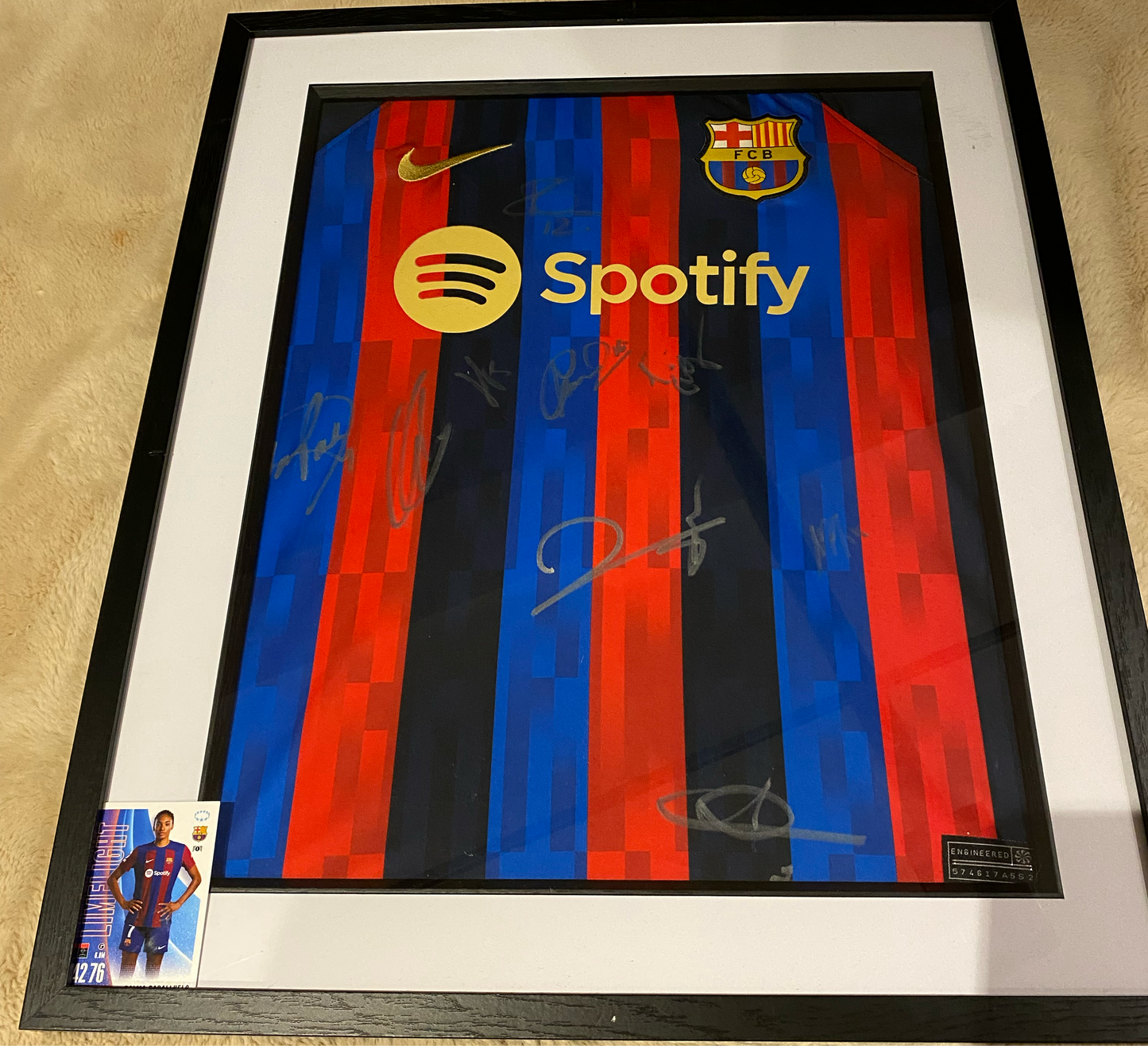 Barcelona Women Multi Signed Shirt
