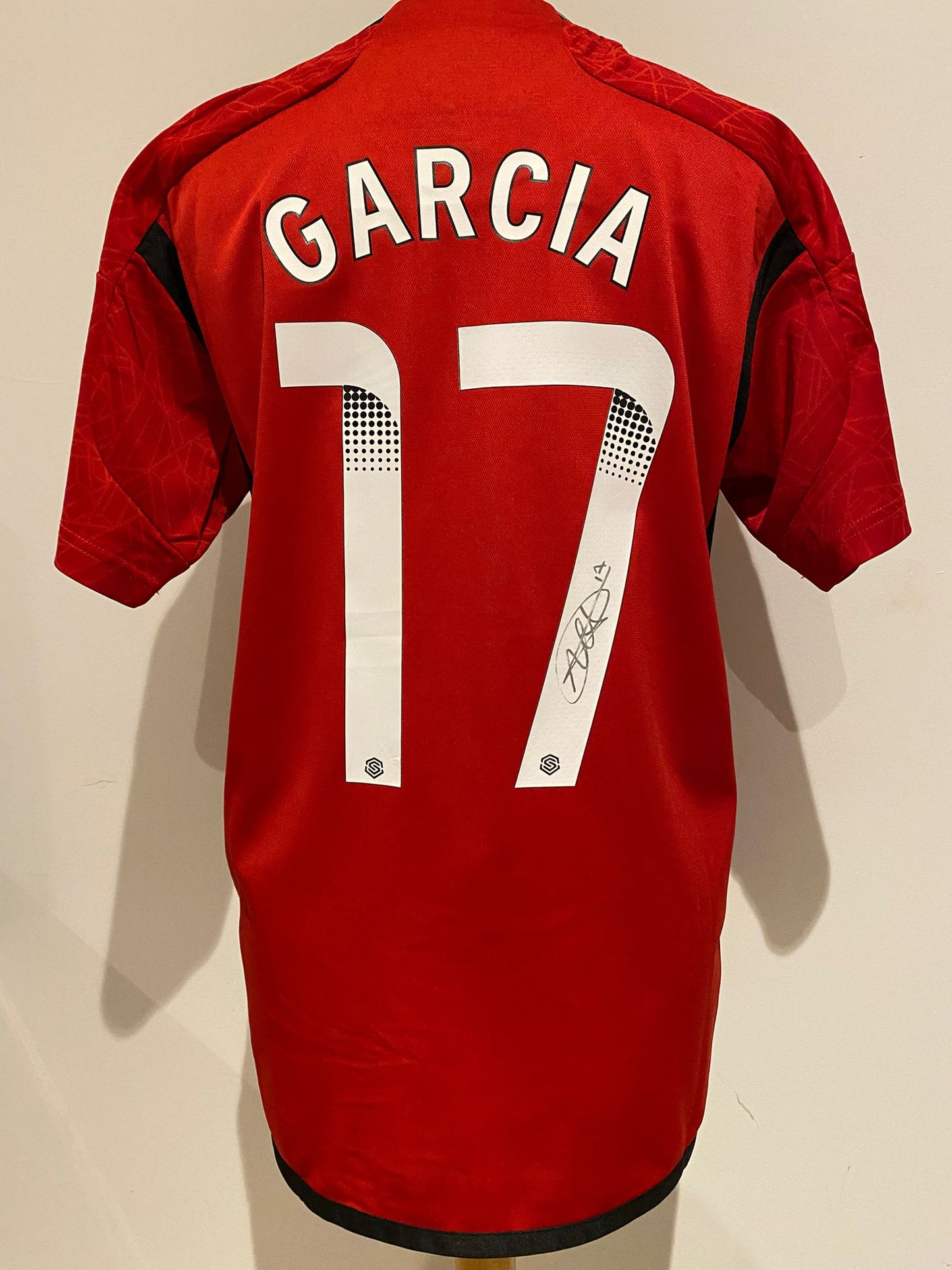 Signed Lucia Garcia Manchester United Women Shirt