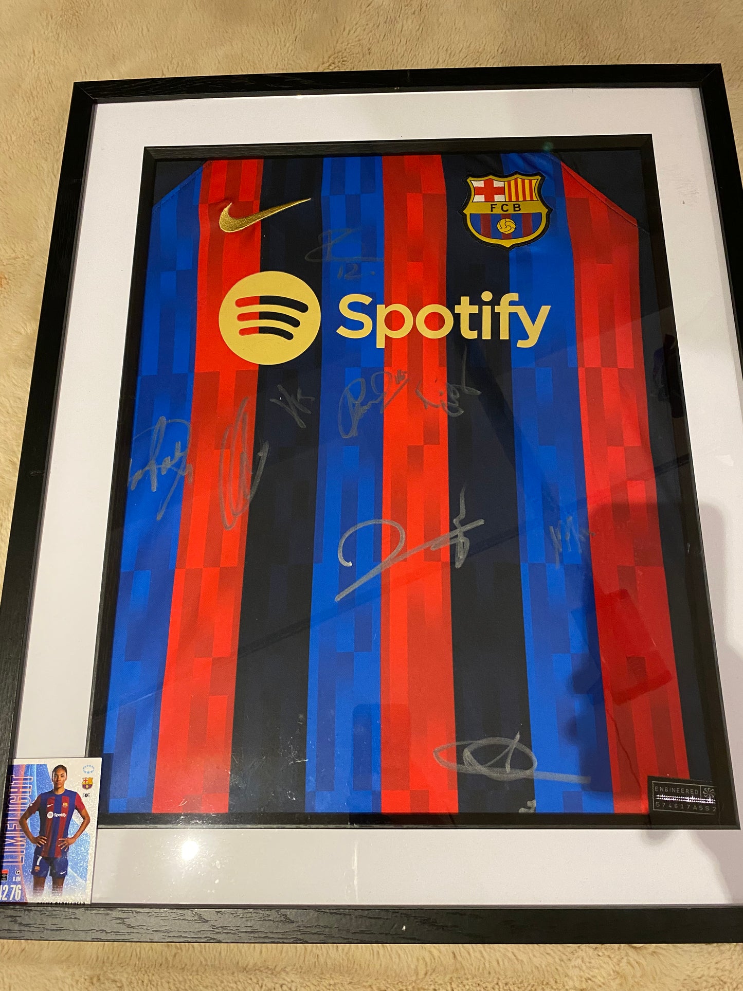Barcelona Women Multi Signed Shirt