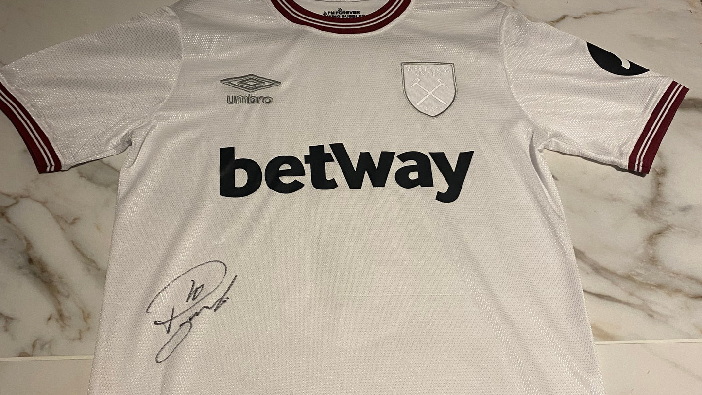 Lucas Paquetá hand signed westham shirt
