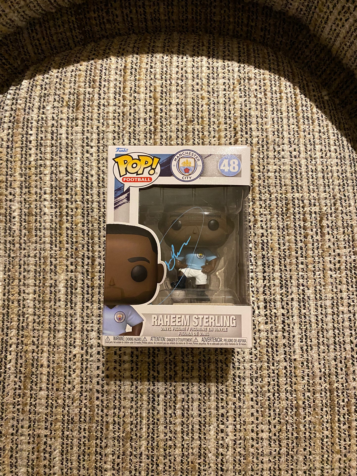 Raheem sterling signed Funko Pop (Manchester City)