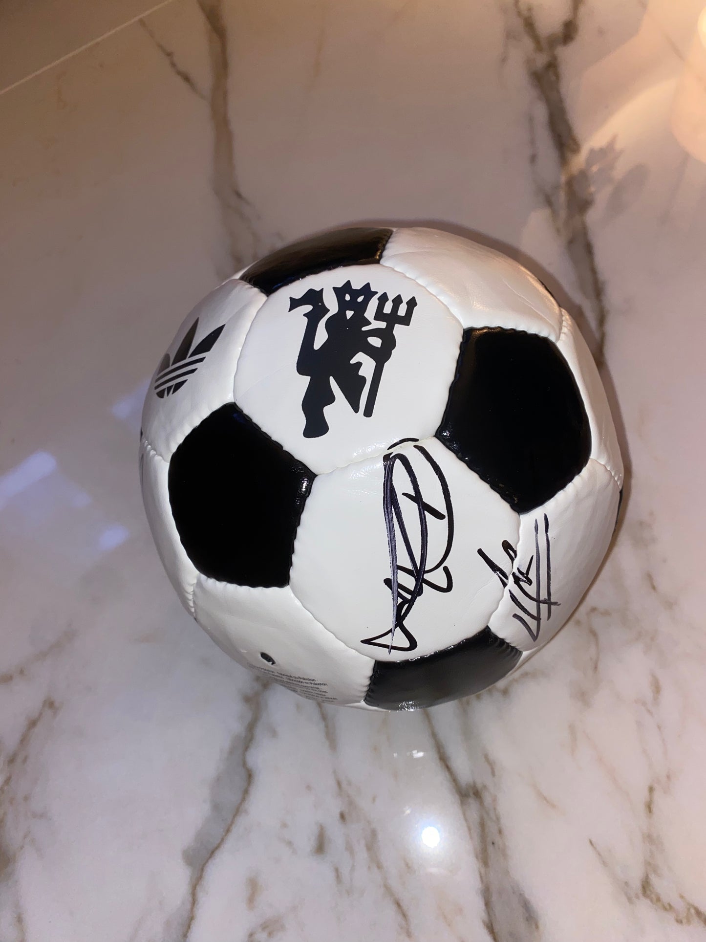 Manchester United signed football