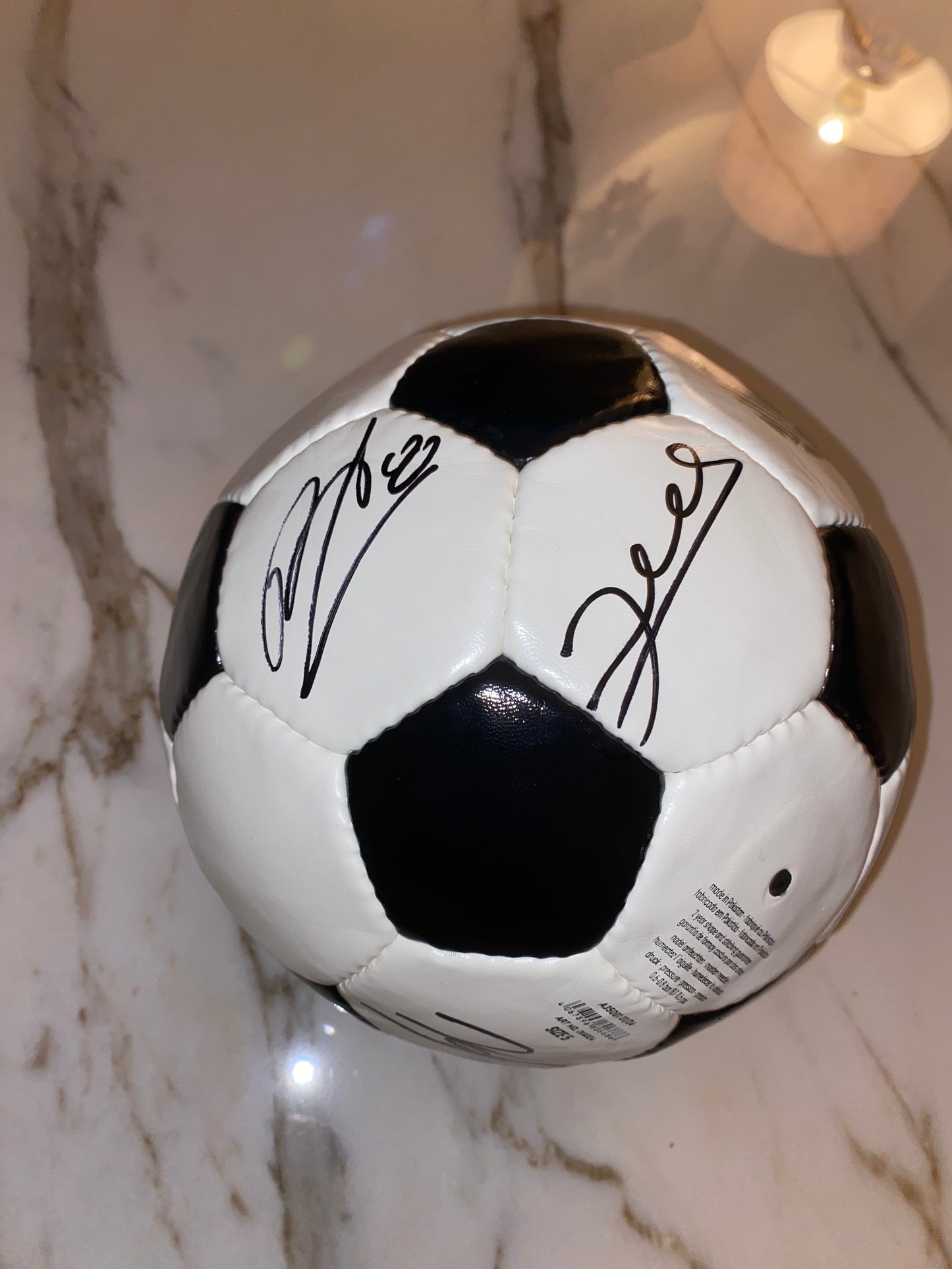 Manchester United signed football