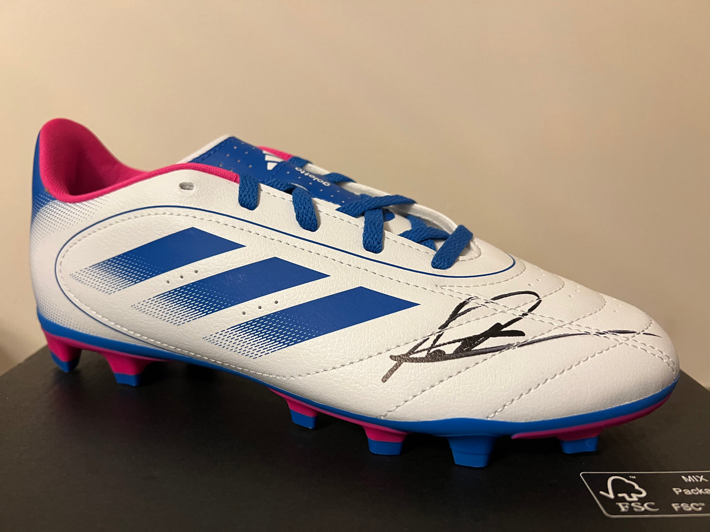 Robin Koch hand signed football boot