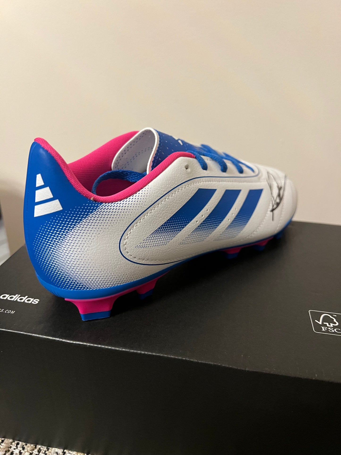 Robin Koch hand signed football boot