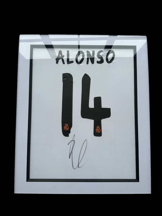 Framed Alonso Signed Shirt