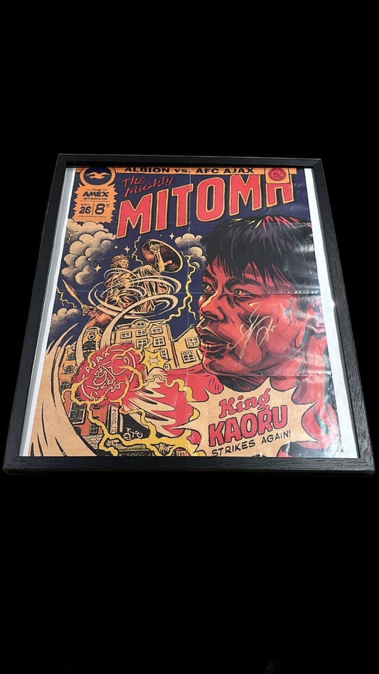 Signed Mitoma Poster