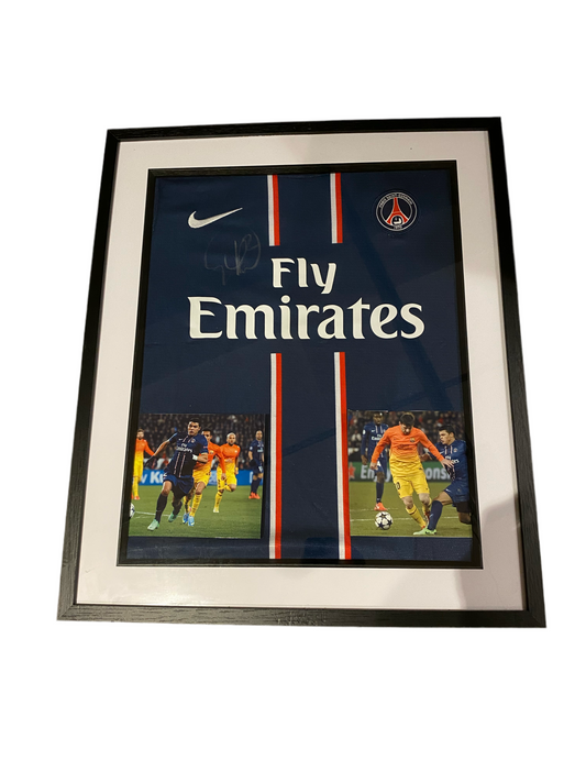 Framed Thiago silva home shirt