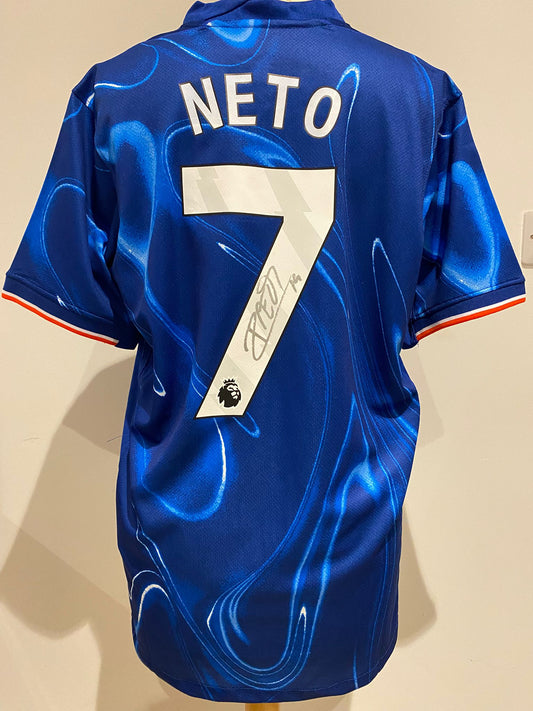 Pedro Neto Signed Chelsea Shirt