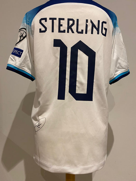 Raheem Sterling Signed England Shirt