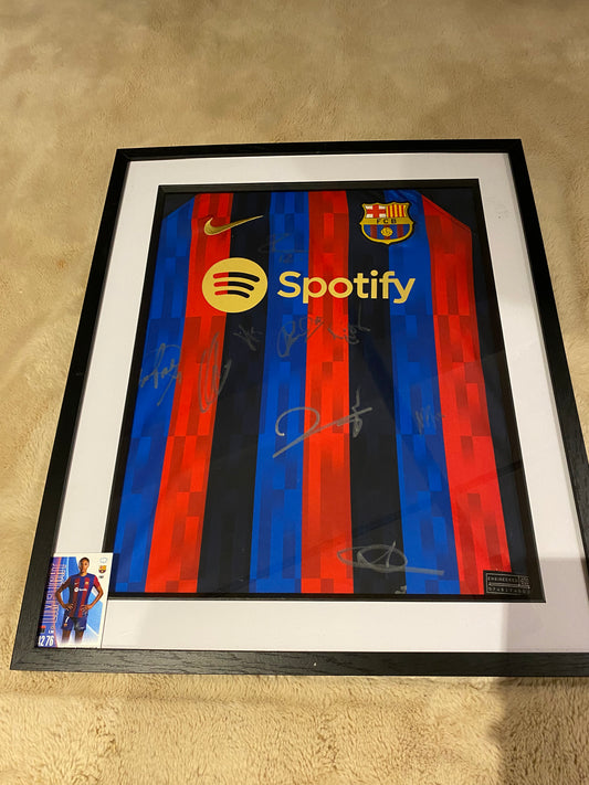 Barcelona Women Multi Signed Shirt