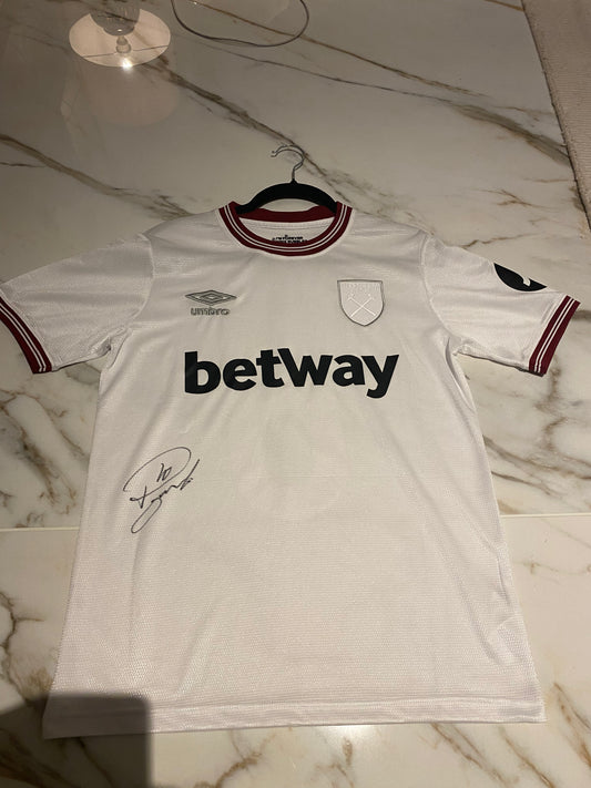 Lucas Paquetá hand signed westham shirt
