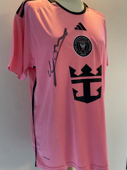 Diego Gómez hand signed inter Miami 23-24 home shirt