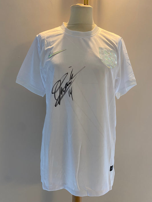 Fran Kirby hand signed England euros winners shirt