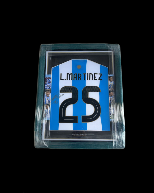 Framed Signed Martinez Shirt